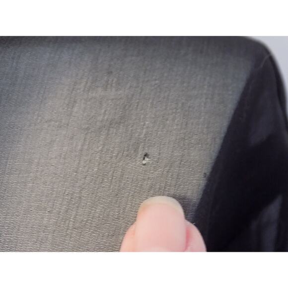 Vintage Judith Ann Creations black silk beaded evening wear cocktail size Medium - Picture 10 of 12